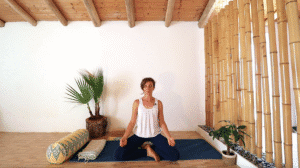 India in yoga studio